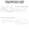 18 Pièces Accessoires de Chaussure en Strass, Décorations de Chaussures de Bricolage pour Femme Sabots Ornements de Chaussure Bricolage, Crocs Charms Crocs Accessoires