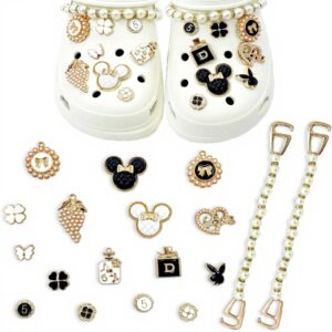 18 Pièces Accessoires de Chaussure en Strass, Décorations de Chaussures de Bricolage pour Femme Sabots Ornements de Chaussure Bricolage, Crocs Charms Crocs Accessoires