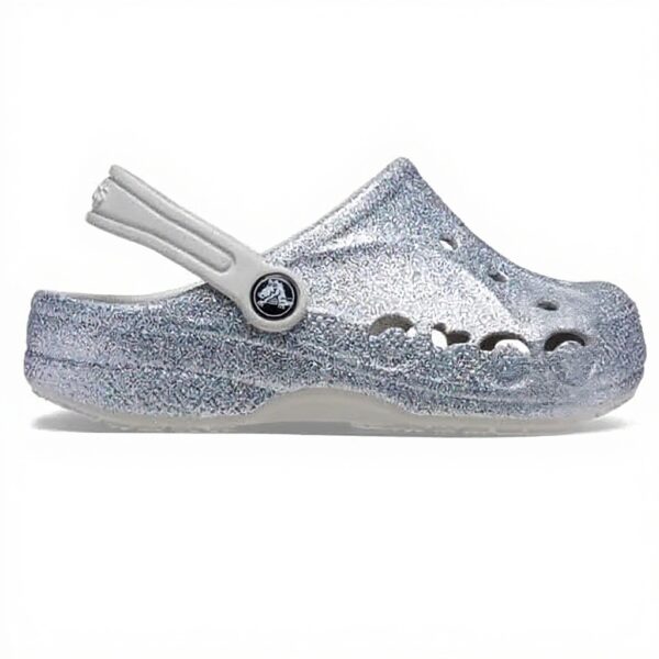 Crocs Baya Clog Sabot Mixte Glitter Silver Chaussures Garçon