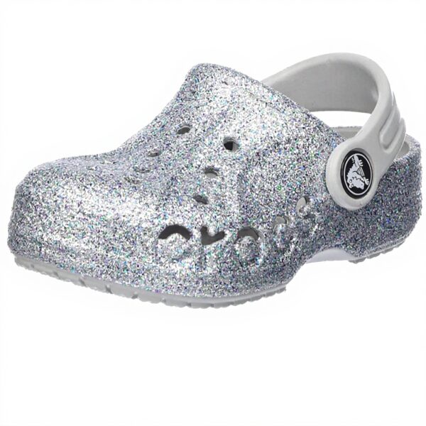Crocs Baya Clog Sabot Mixte Glitter Silver Chaussures Garçon