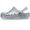 Crocs Baya Clog Sabot Mixte Glitter Silver Chaussures Garçon