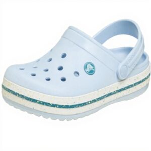 Crocs Bayaband Clog Garçon Mules Sabots Bleu Givré