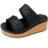 Crocs Brooklyn Cork Buckle SandaleMixte