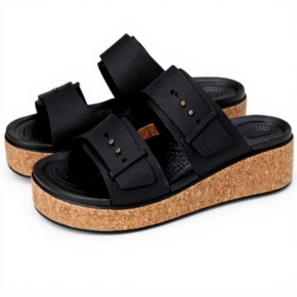 Crocs Brooklyn Cork Buckle SandaleMixte