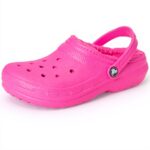 Crocs Classic Lined Clog Enfant Doublé Rose Sabot Mixte