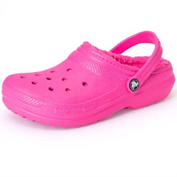Crocs Classic Lined Clog Enfant Doublé Rose Sabot Mixte