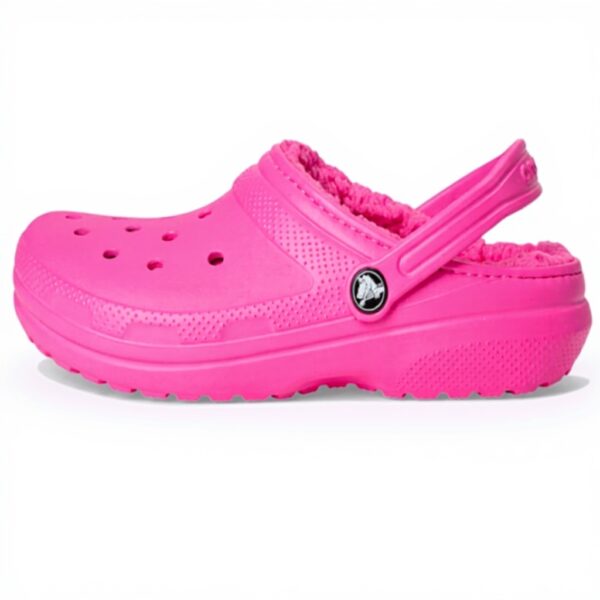 Crocs Classic Lined Clog Enfant Doublé Rose Sabot Mixte