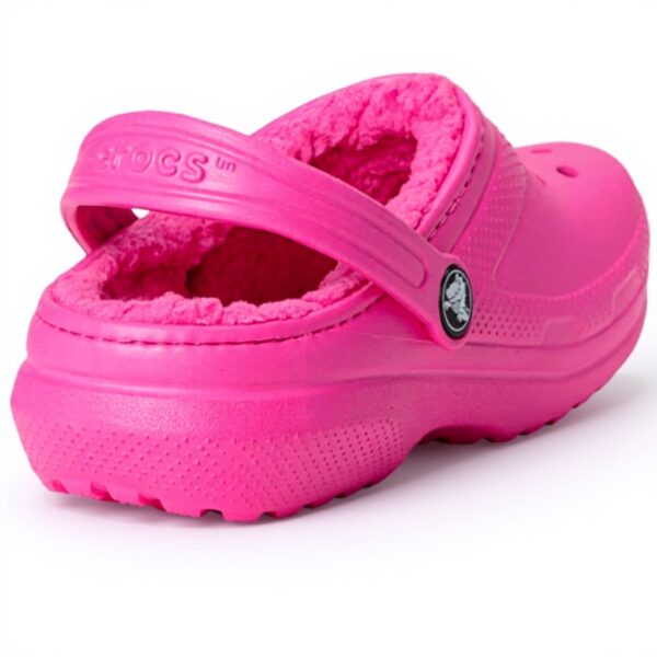 Crocs Classic Lined Clog Enfant Doublé Rose Sabot Mixte