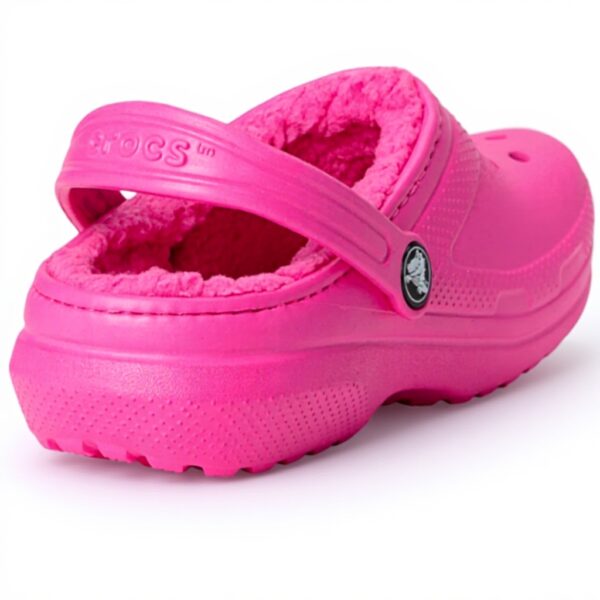 Crocs Classic Lined Clog Enfant Doublé Rose Sabot Mixte