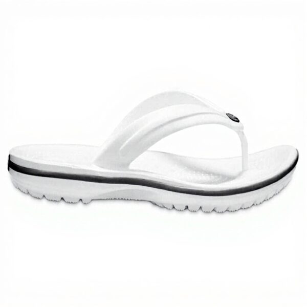 Tongs Crocs Crocband Mixte Blanc Confortable Légères