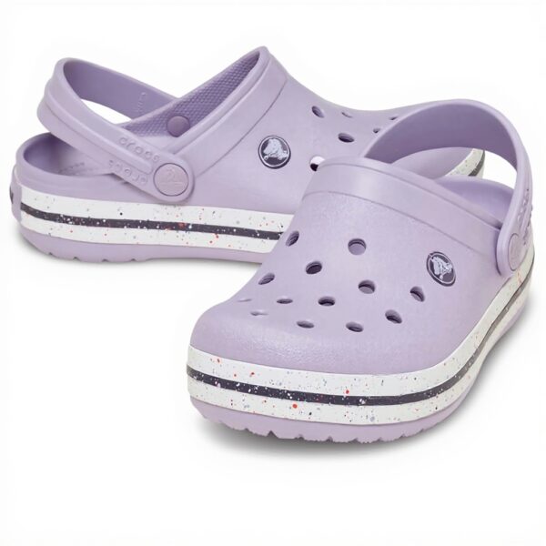 Crocs Crocband Speckled Band Clog Sabot Enfant Bleu Lavande