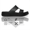 Sandales Crocs Getaway Plateforme Femme Violet Confort