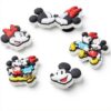 Crocs Lot de 5 breloques Minnie Mickey pour chaussures unisexes, multicolore, taille unique, multicolore, Taille unique