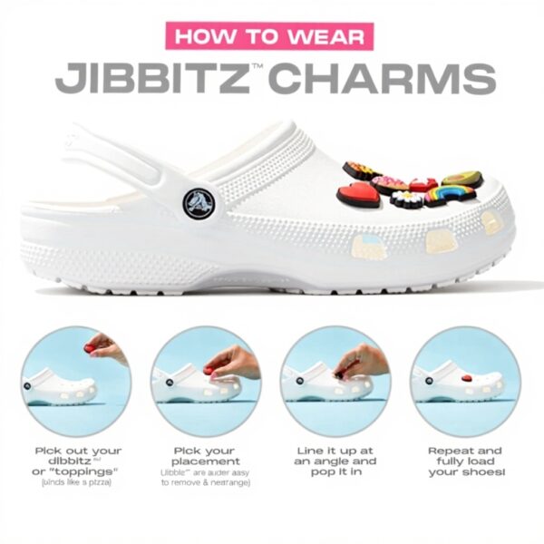 Breloques Pokémon Crocs personnalisation chaussures unisexes