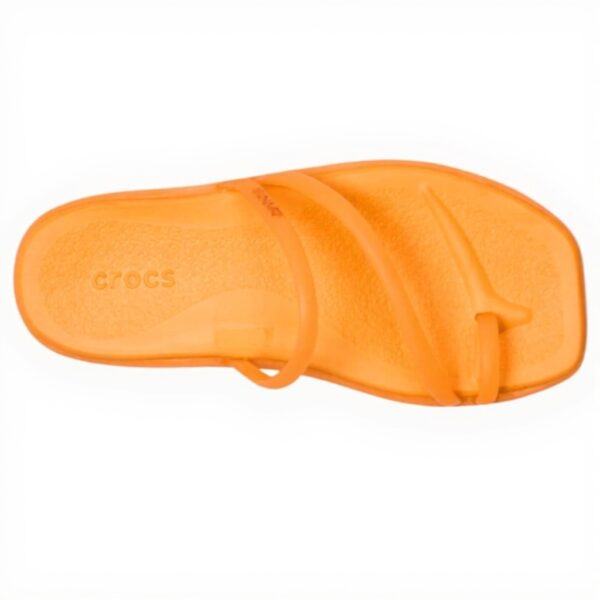 Crocs Miami Toe Loop Sandal Femme Sandale plate Confortable