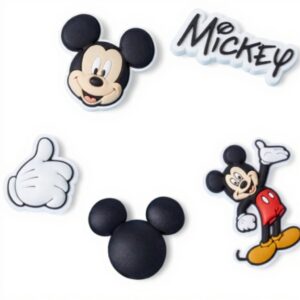 Crocs Mickey Pant Lot de 5 breloques chaussures unisexe, multicolore, taille unique, multicolore, Taille unique