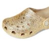 Crocs Mixte Enfant Classic Chunky Glitter Clog T Sabot, grès, 2728 EU