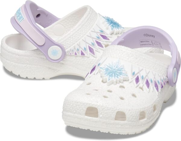 Crocs Disney Frozen II Clog Sabot Enfant Orchidée Blanche-0