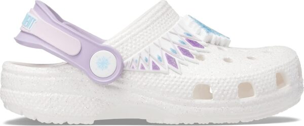 Crocs Disney Frozen II Clog Sabot Enfant Mules Bleu Glace-4