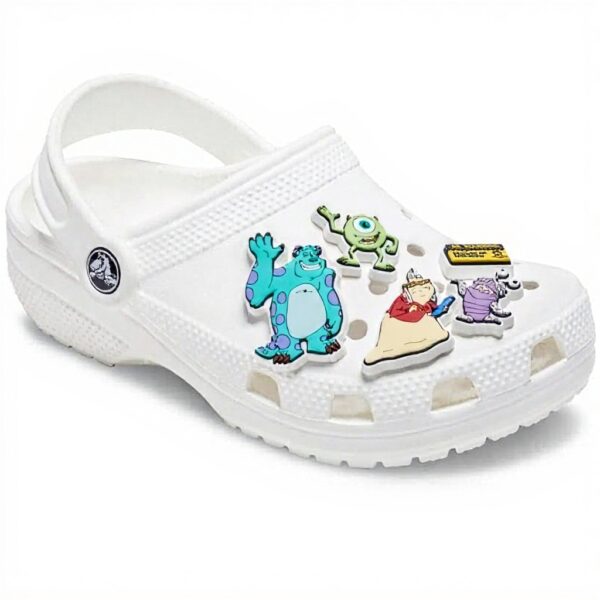 Breloques chaussures Crocs Monsters Inc lot 5 multicolore