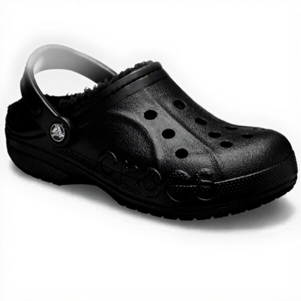 Sabots Crocs Baya Lined Confort Adulte Noir Unisexe