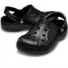 Sabots Crocs Baya Lined Confort Adulte Noir Unisexe