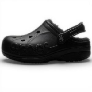 Sabots Crocs Baya Lined Confort Adulte Noir Unisexe