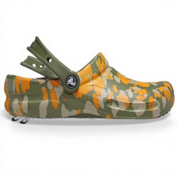 Sabots Crocs Bistro Work Graphic Army Green Unisexe Adulte
