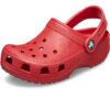 Crocs Classic Clog Enfant Sabots Rouge Confortable Unisexe