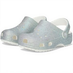 Sabots Crocs Enfant Classic Iridescent Glitter Blanc 3233