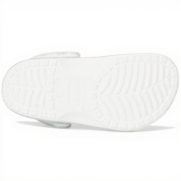 Crocs Unisexe Enfant Classic Iridescent Glitter CgK Sabots, White, 3435 EU