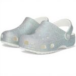 Crocs Unisexe Enfant Classic Iridescent Glitter CgK Sabots, White, 3435 EU