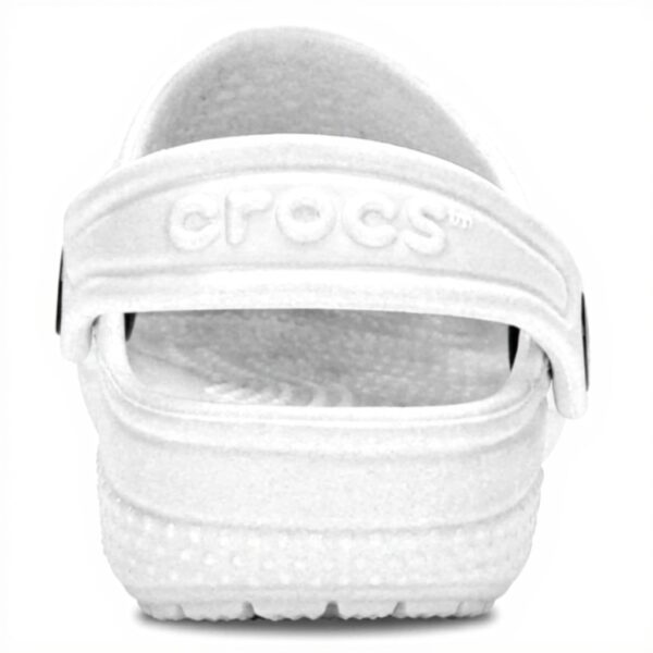 Crocs Sabots Enfant Blanc Mousse Croslite Confortable