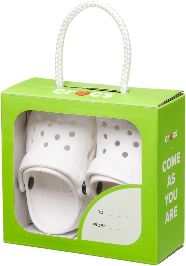 Crocs Sabots Enfant Blanc Mousse Croslite Confortable-6