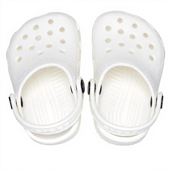 Crocs Sabots Enfant Blanc Mousse Croslite Confortable