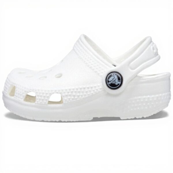 Crocs Sabots Enfant Blanc Mousse Croslite Confortable