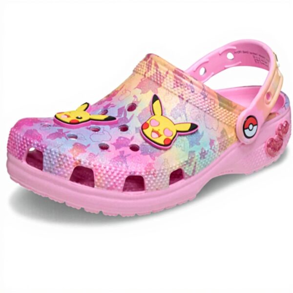 Sabots Crocs Pikachu Rose Enfant Confort Personnalisable