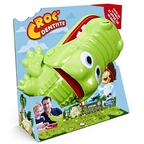Hasbro Gaming Croc Dentiste - Jeu de société pour Les Petits - Jeu Fun -4 Ans et Plus- Version française