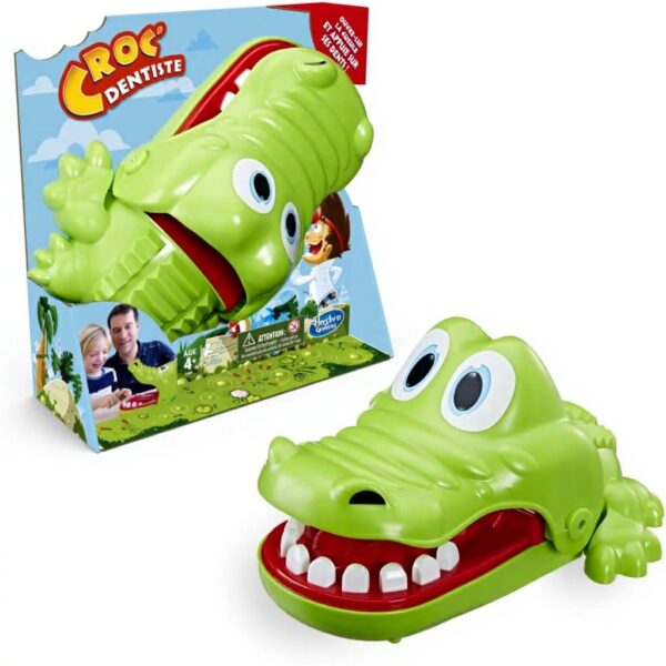 Hasbro Gaming Croc Dentiste - Jeu de société pour Les Petits - Jeu Fun -4 Ans et Plus- Version française