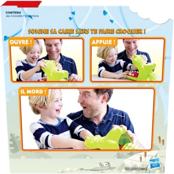 Hasbro Gaming Croc Dentiste - Jeu de société pour Les Petits - Jeu Fun -4 Ans et Plus- Version française