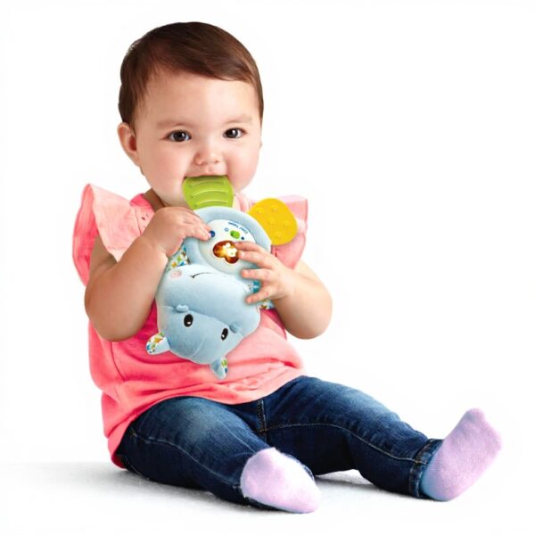 VTech Croc Hippo Bleu Peluche Bébé Interactive Apaisante