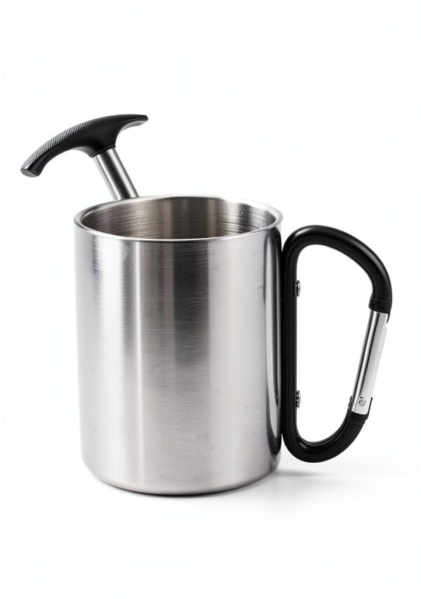 Tasse camping Outdoor Saxx acier inoxydable incassable-3