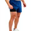 Short de course SAXX Hightail 2N1 doublure compression homme-5