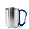 Tasse camping Outdoor Saxx acier inoxydable léger mousqueton-2