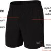 Short de course SAXX HIGHTAIL 2N1 doublure compression noir-5