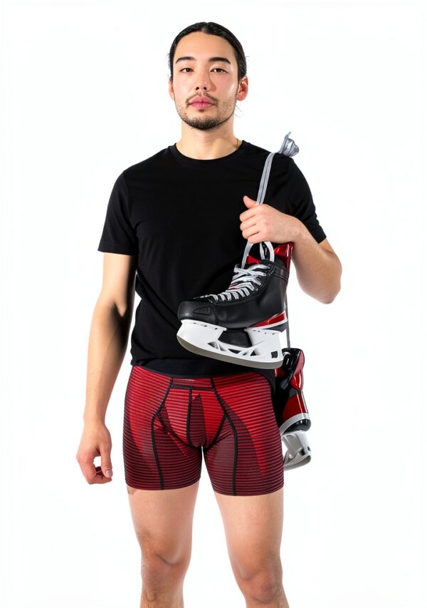 Caleçon SAXX léger sport adulte Optic Mountain Dark Brick-2