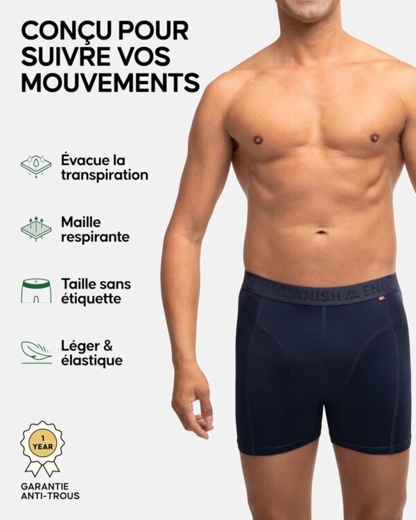 Caleçon sport DANISH ENDURANCE extensible respirant homme-1