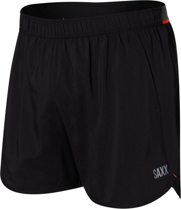 Short de course SAXX HIGHTAIL 2N1 doublure compression noir-0