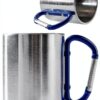 Tasse camping Outdoor Saxx acier inoxydable léger mousqueton-1