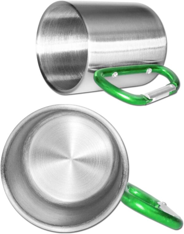 Outdoor Saxx Tasse Camping Acier Inoxydable Mousqueton-3